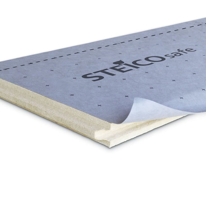 Izoliacinė plokštė stogo konstrukcijai su žemu nuolydžiu STEICOsafe, 100 mm